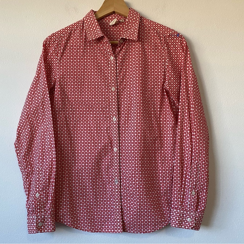 Orla Kiely X Uniqlo Flower Print Button Front Top
